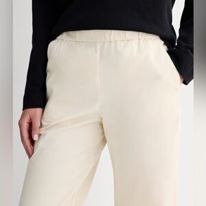 NEW! Everlane Women's Easy Pant in Canvas, Size Large, Cotton/Twill